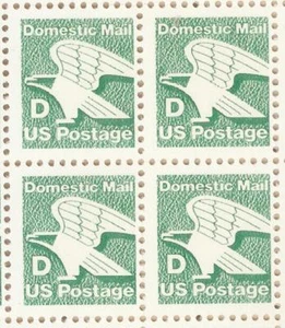 US 1985, Eagle D type 22c, Scott # 2111 Block, VF MNH** - Picture 1 of 1