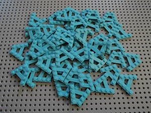 Lego 50 x piastra 15706 forma A 4x4 medium azzurro nuovo  - Foto 1 di 1