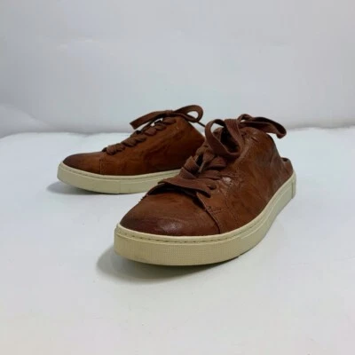 Zapatilla deportiva para mujer Frye de cuero hiedra coñac con cordones talla 9,5 Foto 1 de 4