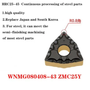 WNMG432 WNMG080408-43 Inserto de carburo Herramienta de torneado Torno Fresado Inserto para MWLNR - Imagen 1 de 1