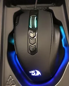 Redragon Gaming Mouse Wired Gaming Mouse with RGB Backlit 8000 DPI Adjustable - Picture 1 of 8