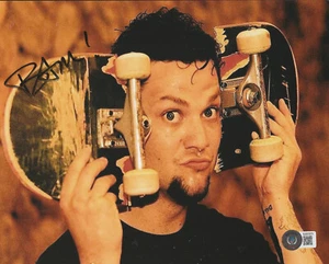 Bam Margera Signed 8x10 Photo *Jackass *Pro Skater BAS - Picture 1 of 1