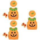  3 Sets Child Halloween Performance Costume Party Pumpkin Dress