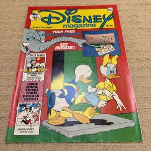 Disney Magazine #40 UK London Editions 1987 Color Comic Stories Vgood+ - Picture 1 of 1