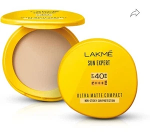 Lakme Non Sticky Sun Protection Compact (Beige 7gm) Sun Expert SPF- 40 - Picture 1 of 2