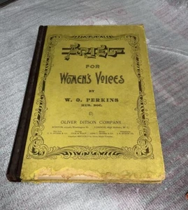 Antikes Vintage Buch Arielle für Frauenstimmen von W.O. Perkins  - Bild 1 von 16