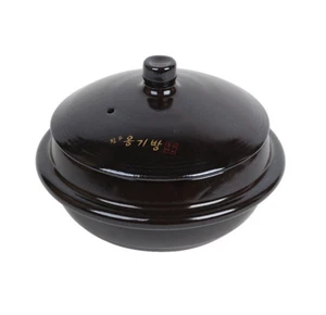 Oongi Korean Red Clay heat-resistant DdukbaegiDolsot Earthenware Pottery stewpot - Picture 1 of 11