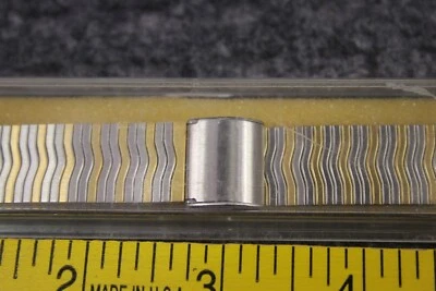 Hirsch Stainless Watch Strap 18-20 MM Gold Tone Links NEW - Image 1 of 4