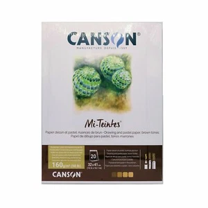 Canson Mi-Teintes brownTones Paper 20 Sheets 160gsm 32 x 41cm - Picture 1 of 4