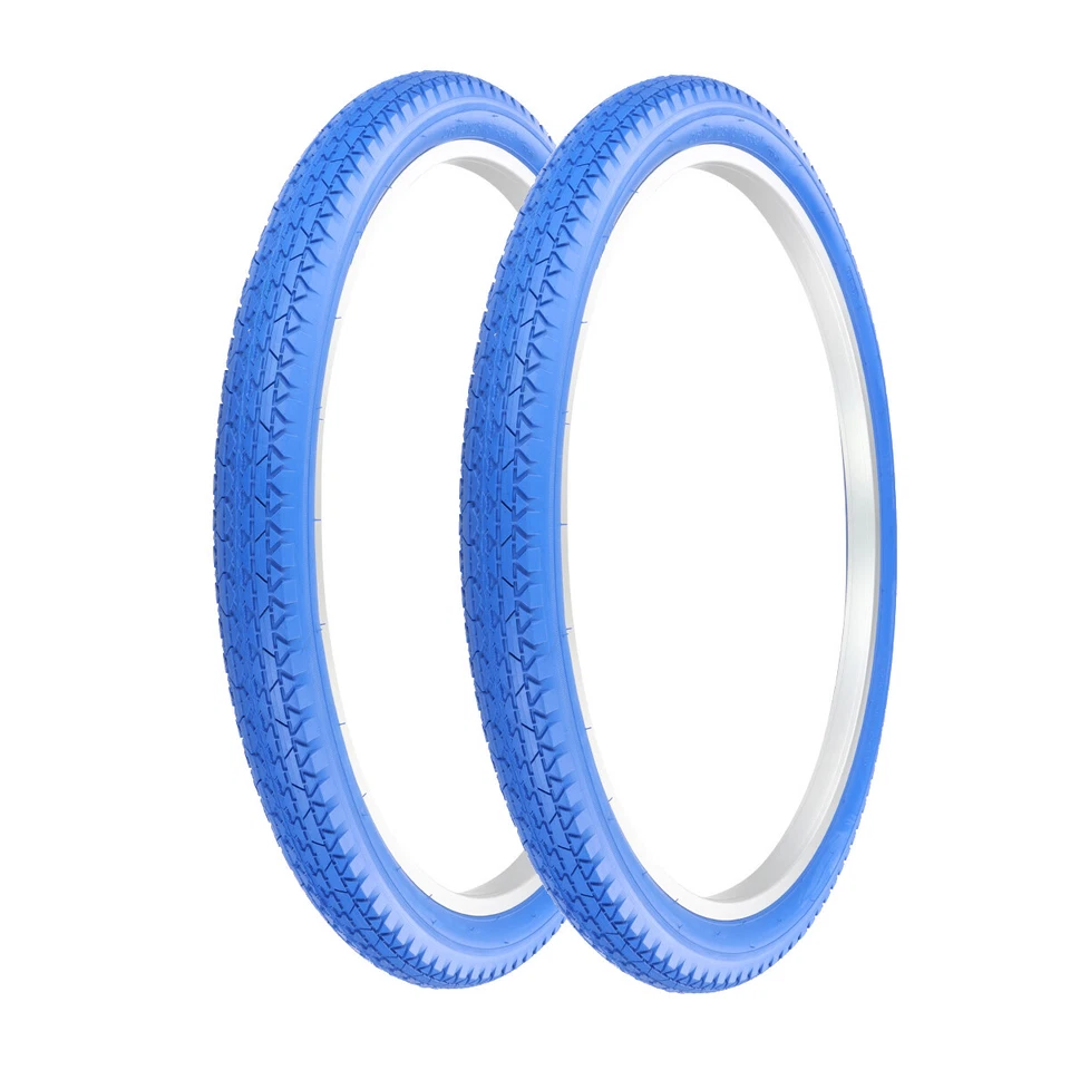 Neumático de bicicleta PRO+ 26" X 2,125" todo azul (2) neumáticos estilo diamante 26" bicicletas Foto 1 de 1