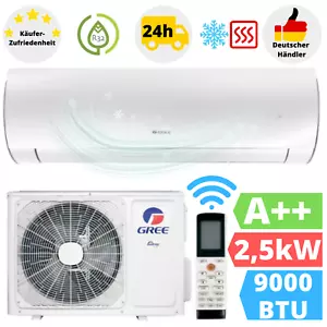 Gree Fairy Split Klimaanlage 9000BTU Klimagerät Inverter WLAN R32 2,5 kW White - Bild 1 von 6