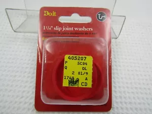 Slip Joint Washers Red Plastic 1-1/4" 405207 Do It Best - Picture 1 of 4