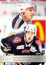 2007-08 Finnish Cardset Generations #7 Kimmo Timonen, Joonas Jarvinen