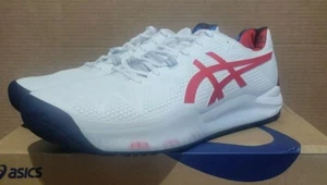 ASICS Men's Gel-Resolution 8 L.E. Size: 13 White/Classic Red 1041A292-110 - Picture 1 of 11