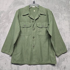 US Army Shirt Mens 15 1/2 x 32 Olive Green Vietnam Era Vintage 8405-082-6597 - Picture 1 of 20
