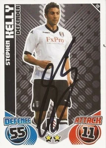 STEPHEN KELLY* SIGNED FULHAM 2010/2011 MATCH ATTAX TRADING CARD+COA - Picture 1 of 1