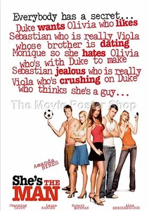 Shes The Man Movie Poster A1 A2 A3 - Imagen 1 de 1