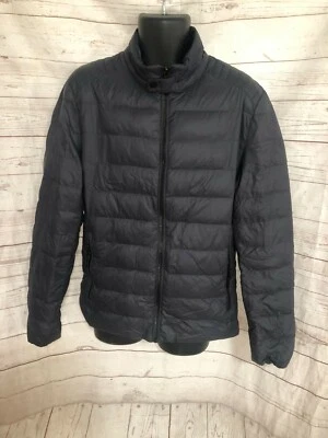 Michael Kors Men’s Dark Blue Padded Insulated Down Puffer Full Zip Jacket  - Image 1 of 4