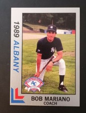 1989 Best Albany-Colonie Yankees Platinum  Bob Mariano #28