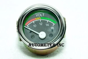 Voltímetro para Massey Ferguson Tamaño de montaje:- 2" montado en tablero con bazels cromados - Imagen 1 de 2