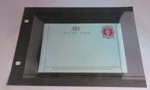 TARJETA DE CARTA DE UN CENTAVO COMO NUEVA SIN USAR REINA VICTORIA FINALES DE 1800 - Imagen 1 de 4