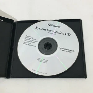 Vintage 1998 Gateway 2000 System Restoration CD Version 6.0 Drivers Applications - Photo 1/4