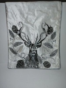 Pier 1 Imports Artic Hirsch Weihnachten Tischläufer 72" Perlen und Strass - Bild 1 von 17