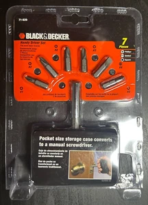 Black & Decker 71-820 Pocket size 7 pc Handy Driver Tool Set - Picture 1 of 2