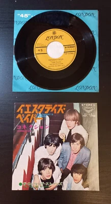 ROLLING STONES Yesterday's Papers 7'' 1967 JAPAN ONLY SINGLE Led Zeppelin RARE - Image 1 of 4