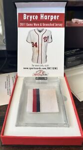 Sportscards 2011 Bryce Harper Game Used Jersey Swatch- Rookie Patch!