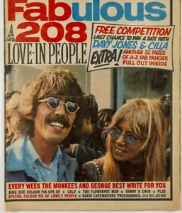 PATTIE BOYD George Harrison SONNY & CHER The Flowerpot Men 208 Fabulous magazine - Picture 1 of 1