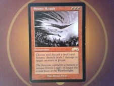 Seismic Assault - Exodus - Magic the Gathering Mtg - Red