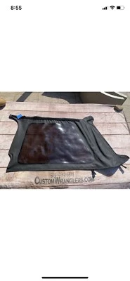 97-06 Bestop ventana lateral del conductor negro Jeep Wrangler TJ Trektop NX inclinado hacia atrás Foto 1 de 4