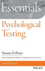 Susana Urbina Essentials of Psychological Testing (Paperback)