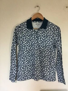 Lands End Teal mix Cotton Top size XS - Picture 1 of 7