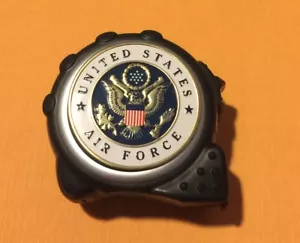 UNITED STATES AIR FORCE GIFT 16-Foot Black Silver Tape Measure FREE SHIP - Picture 1 of 5