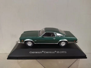 CHEVROLET CHEVELLE 1973 SS GREEN AMERICAN CARS 1:43 ALTAYA IXO - Imagen 1 de 4
