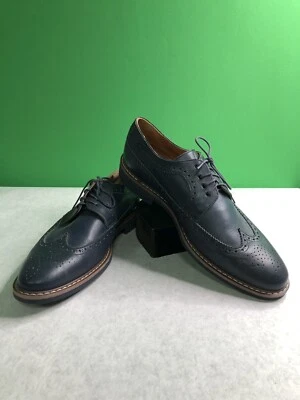 Pierre Cardin Men’s Lace Up Dress Leather Oxfords Blue Size 11 - Image 1 of 4