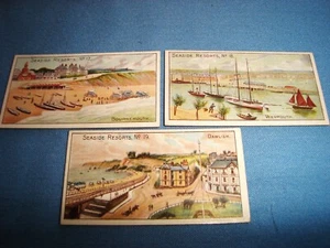 Wills " Seaside Resorts " 3 original cigarette cards. Numbers 17, 18 and 19 - Picture 1 of 2