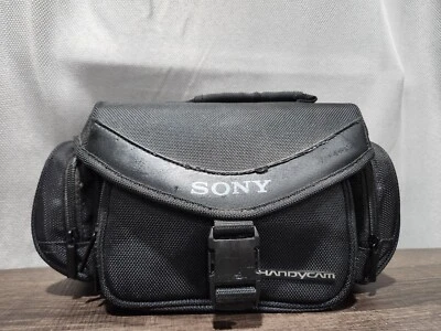 SONY HANDYCAM LCS-VA30 BLACK SOFT CAMERA CASE Only - Image 1 of 4