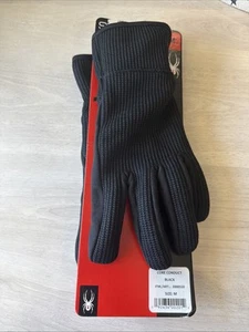 Spyder Men's (Sz Medium) Core Conduct Fleece Touchscreen Gloves Breathable Knit - Picture 1 of 3