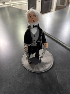 Jacob Marley Annalee Puppe Charles Dickens Christmas Carol Ghost Chains Old Man - Bild 1 von 5