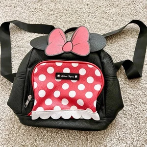 Disney Official Aldi Minnie Mouse Mini Backpack Limited Edition Leather Rare EUC - Bild 1 von 6
