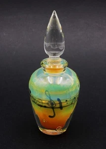 RICHARD CLEMENTS Australian Art Glass PERFUME BOTTLE - 11.8cm H - with fault - Picture 1 of 14