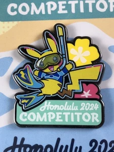 2024 Pokemon World Championships Competitor Pin Hawaii Honolulu Worlds - Bild 1 von 3