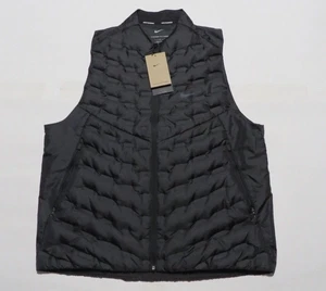 Nike Therma Fit ADV Water Repel Down Fill Running Jacket Vest FB7542-010 Mens XL - Picture 1 of 5