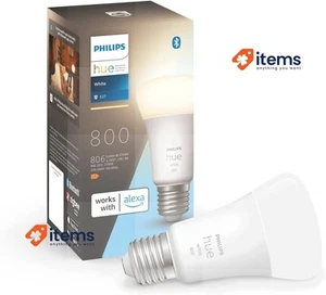 Philips Hue White LED bulb Smart, Bluetooth, Vacal Control E27, Hot White Light - Picture 1 of 4