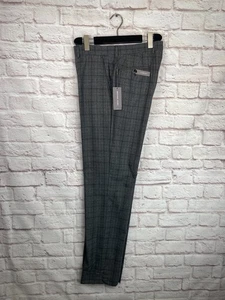 Neu Michael Kors Herren grau GLEN KARIERT klassische Business Anzughose/Hose 34x34 - Bild 1 von 8