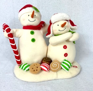 Hallmark Jingle Pals Season's Treating Plush Snowmen Sound Motion Christmas 2008 - Picture 1 of 6