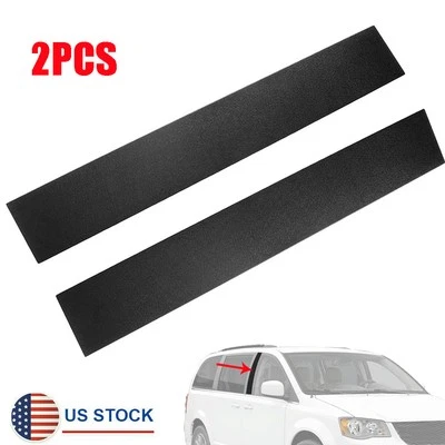 For Dodge Grand Caravan Front Left & Right B Pillar Post Moulding Cover Trim x2 Foto 1 de 4